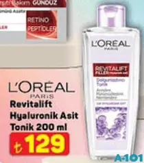 LOREAL PARİS REVİTALİFT HYALURONİK ASİT TONİK 200 ML LOREAL PARİS REVİTALİFT HYALURONİK ASİT TONİK 200 ML